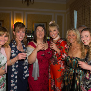 Nurses from the Sir Robert Ogden Macmillan Centre enjoying the Ball. 