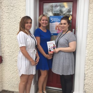 (L-R) Lois Alderson, Team Co-ordinator for the Childhood Immunisations Team, Natalie Bogg, Childhood Immunisation Nurse & Sarah Gill, Team Administrator